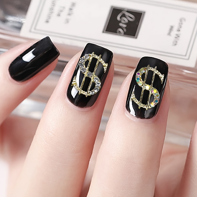 10PCS Dollar Nail Charms