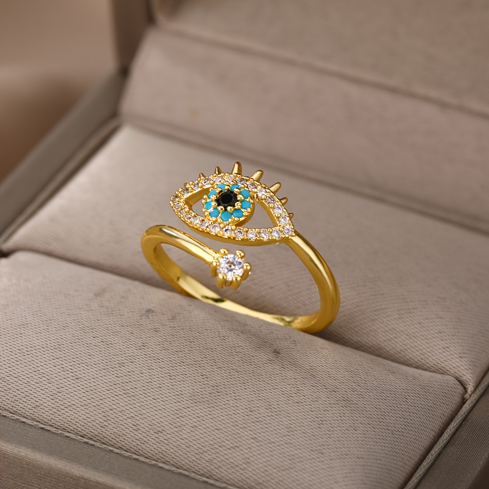 Eye ring deals design gold