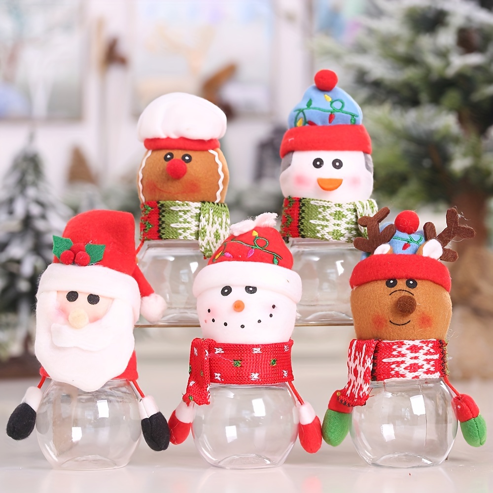 DYXMY Christmas Tree Collection Santa in Sleigh Cookie Jar, 13.25 Inch Christmas  Cookie Jars made of Fine Dolomite, Candy Jars for Kitchen Counter with Lid, Christmas Cookie Containers