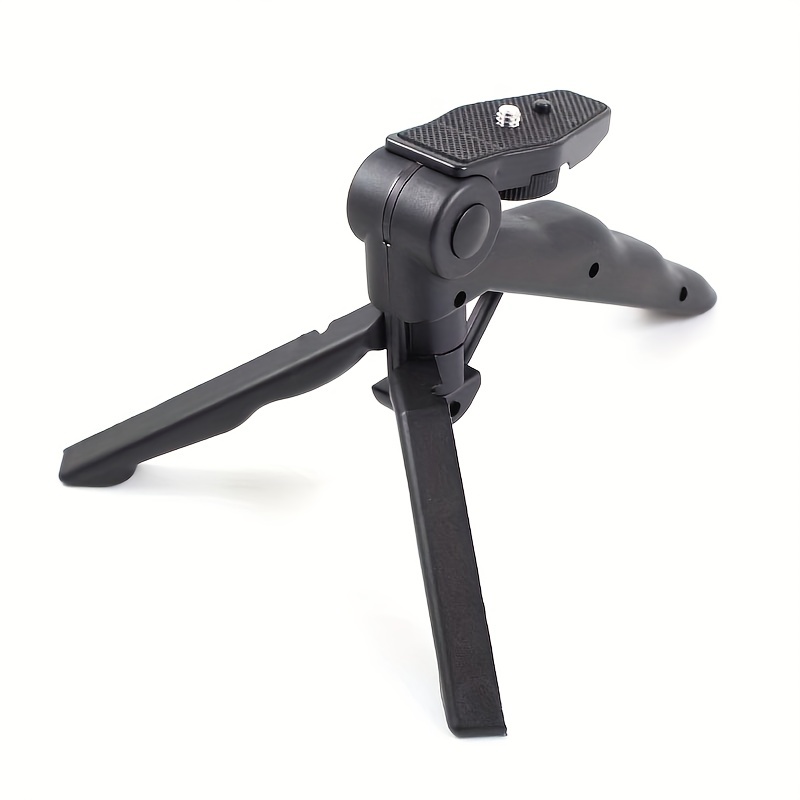 Mini Trípode Genius Tripod 1, para Cámara Digital o Webcam, Ajustable hasta  25 cm, Negro