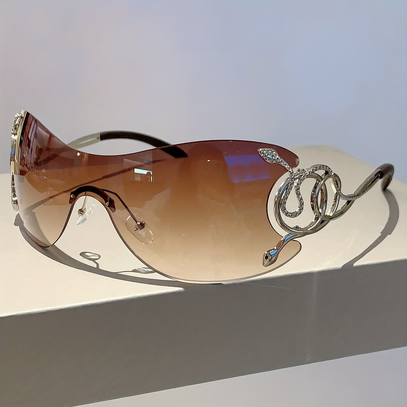 Boys Pentagram Pattern Y2k Sci-fi Frameless Sunglasses Sunscreen Summer Sunglasses  Kids Accessories - Temu Kuwait