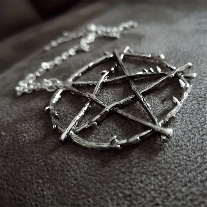 Halloween Pentagram Pumpkin Bat Necklace Celtic Knot Moon Pendant Jewelry  Black Necklace S925 Sterling Silver Charm Gothic Necklaces for Women