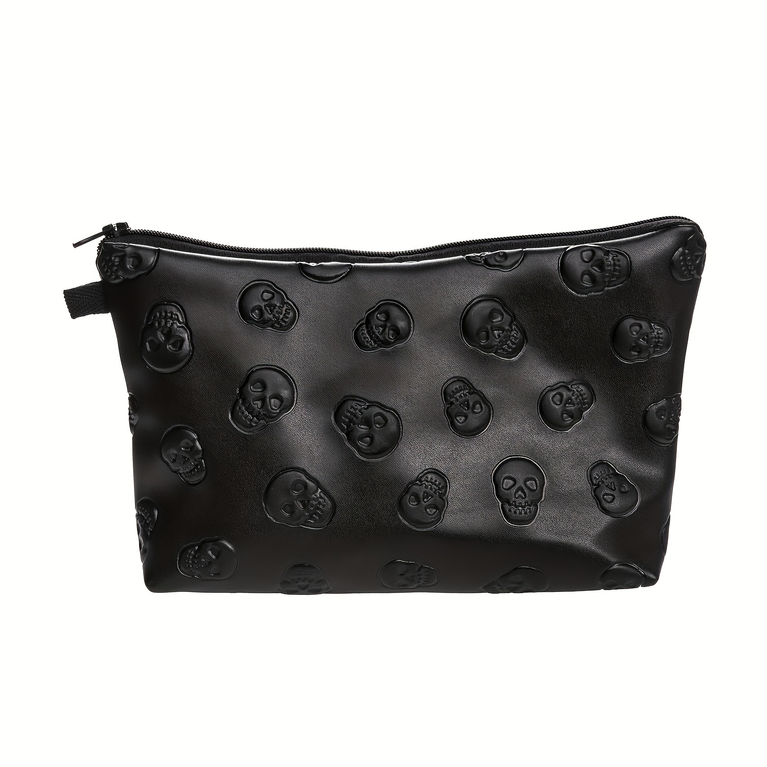Women Crossbody Bag Coffin Shape PU Shoulder Bag Gothic Tote Bag Embroidery  Handbag Underarm Bag Make Up Cosmetic Bag