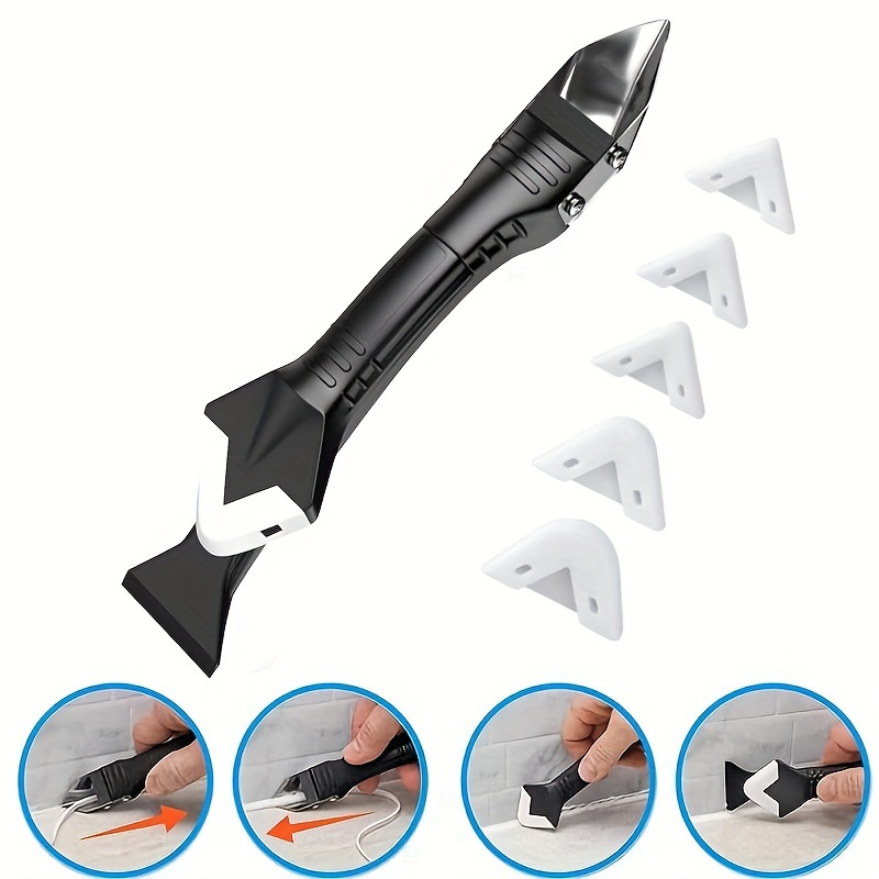 Free Shipping Silicone Sealant Removal Tool High Quality Plastic Fixed With  Stainless Steel Remover Silicone Trowel And Scraper - Caulking Gun -  AliExpress