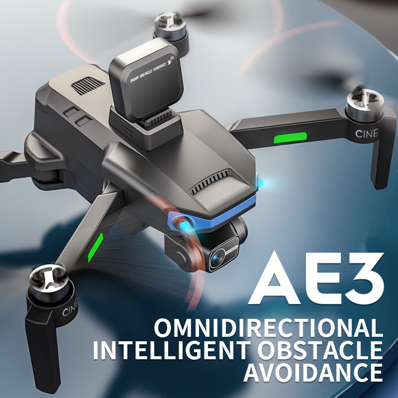 Drone GPS con cámara EIS 4K para adultos, motor sin escobillas, 2 baterías  para 40 minutos de tiempo de vuelo, lente ajustable de 90°