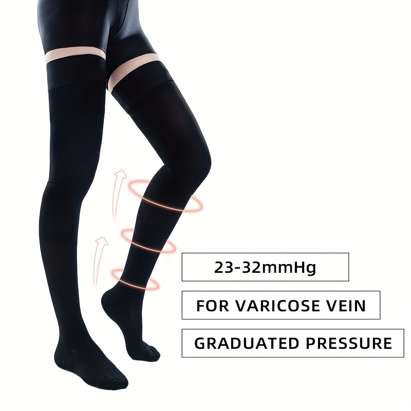 Thigh High Compression Stockings - Temu New Zealand