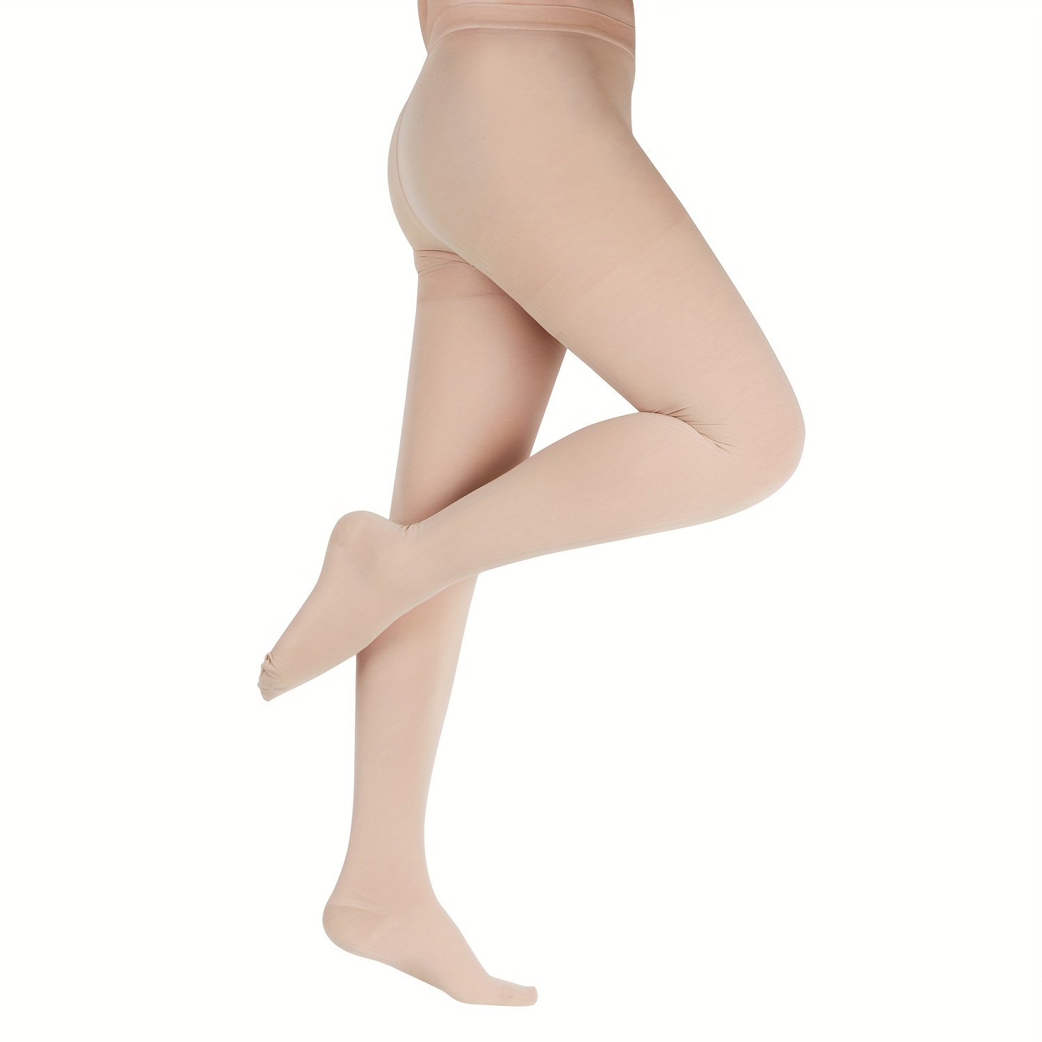 Pantimedias Compresión 15-21 Mmhg Punta Abierta Mujer, Medias Ajustadas  Opacas, Manguera Soporte Graduado Venas Varicosas, Edema Talla S-5xl -  Deporte Aire Libre - Temu Spain