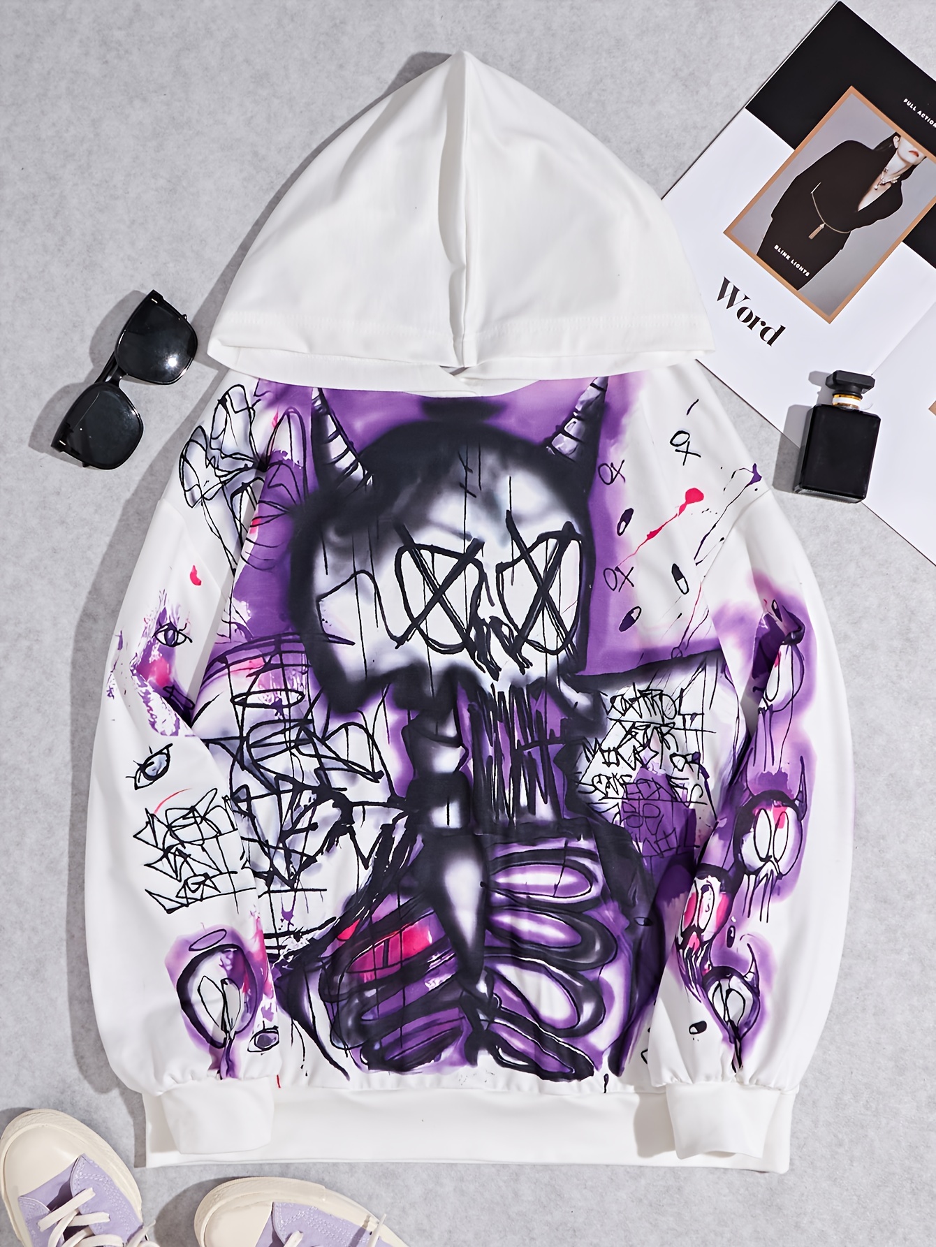 Playboi Carti Rapper Hoodies Aesthetic Graphic Print Hooded Sweatshirts  Vintage Hip Hop Long Sleeve Fleece Tracksuit Streetwear - AliExpress