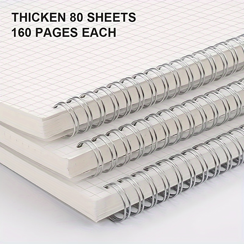 Brilliant Basics A4 Spiral Notebook 5 Pack