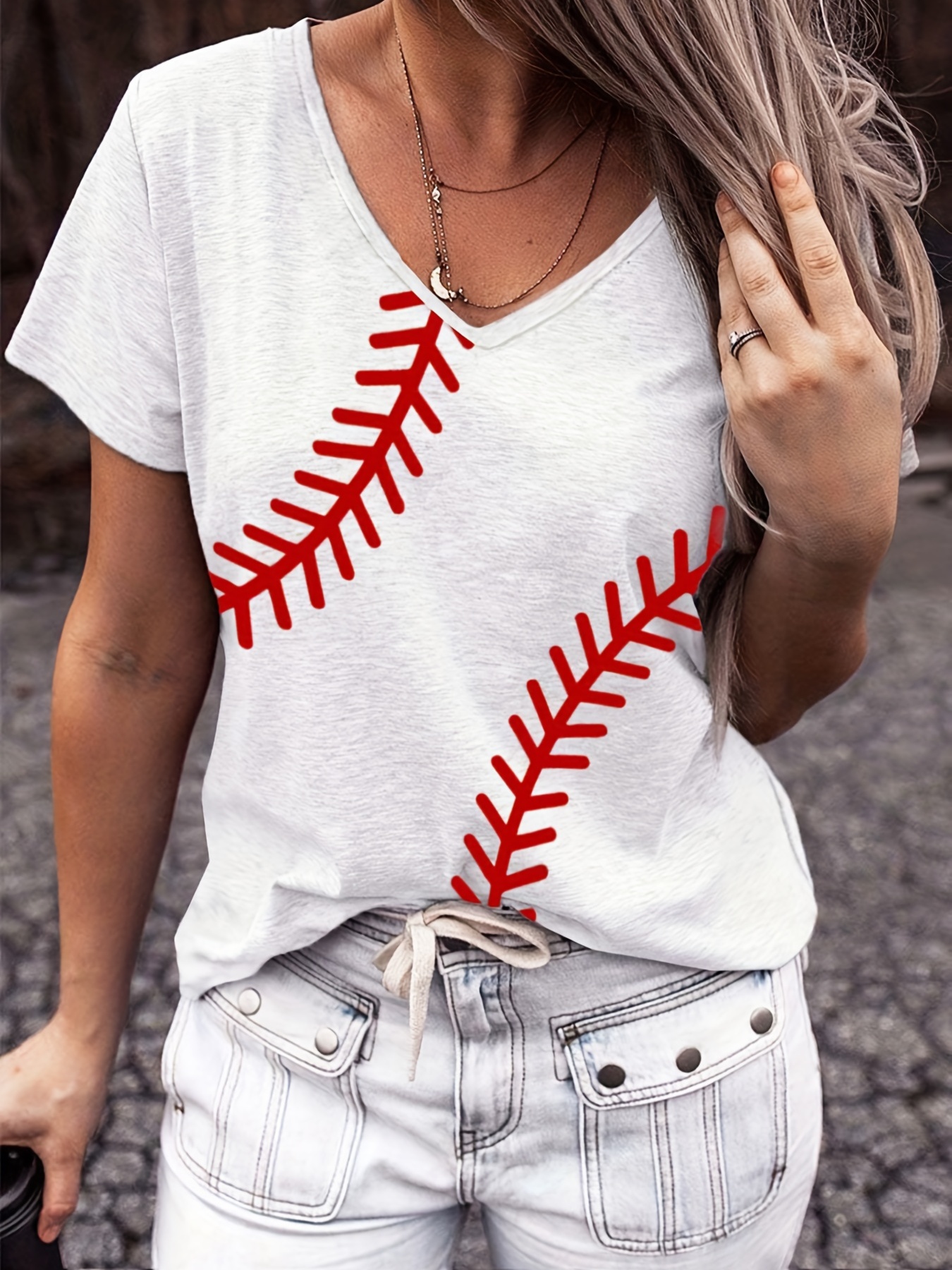 camisas de beisbol outfit mujer｜TikTok Search