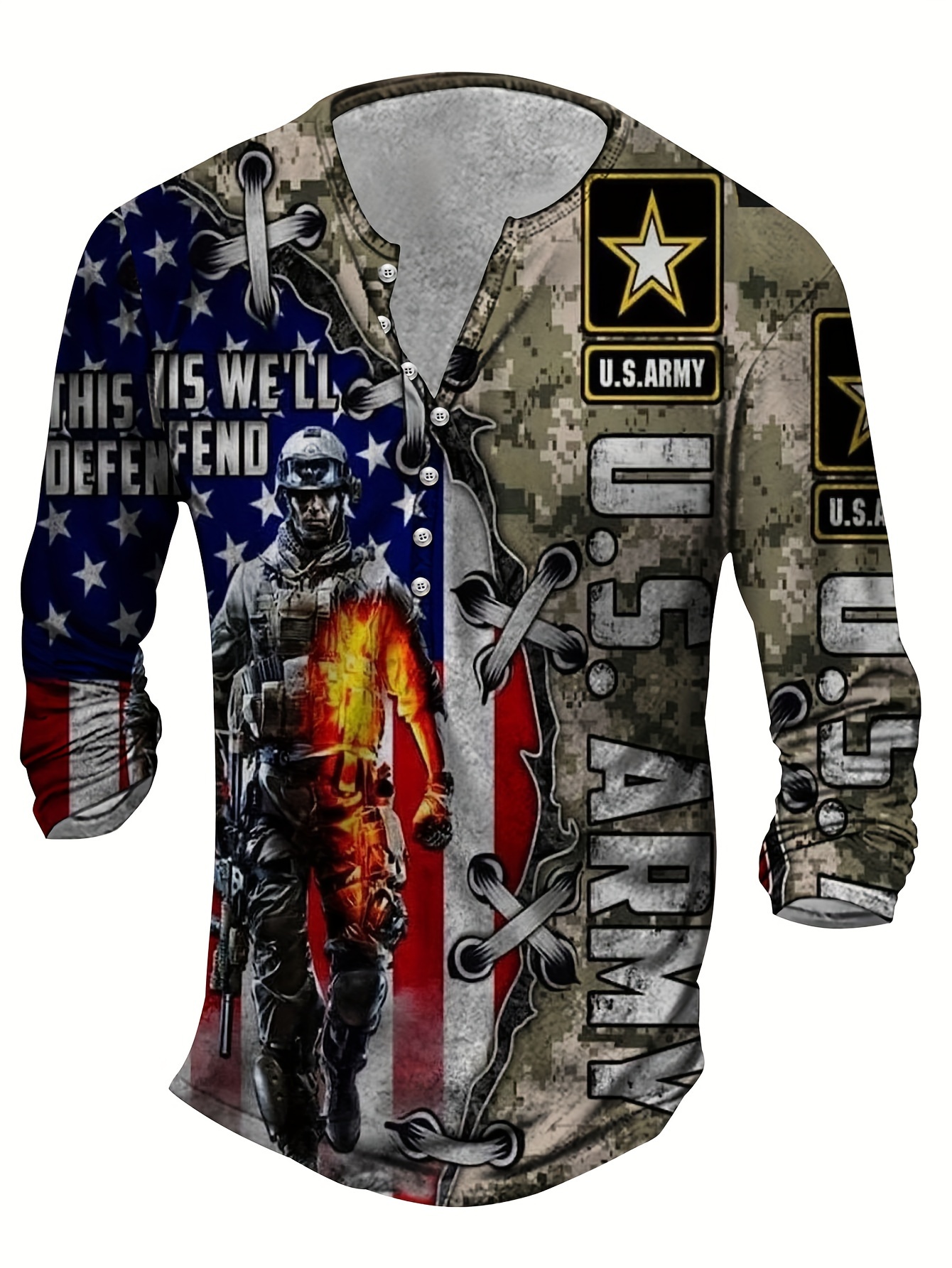 Playeras militares para discount hombre