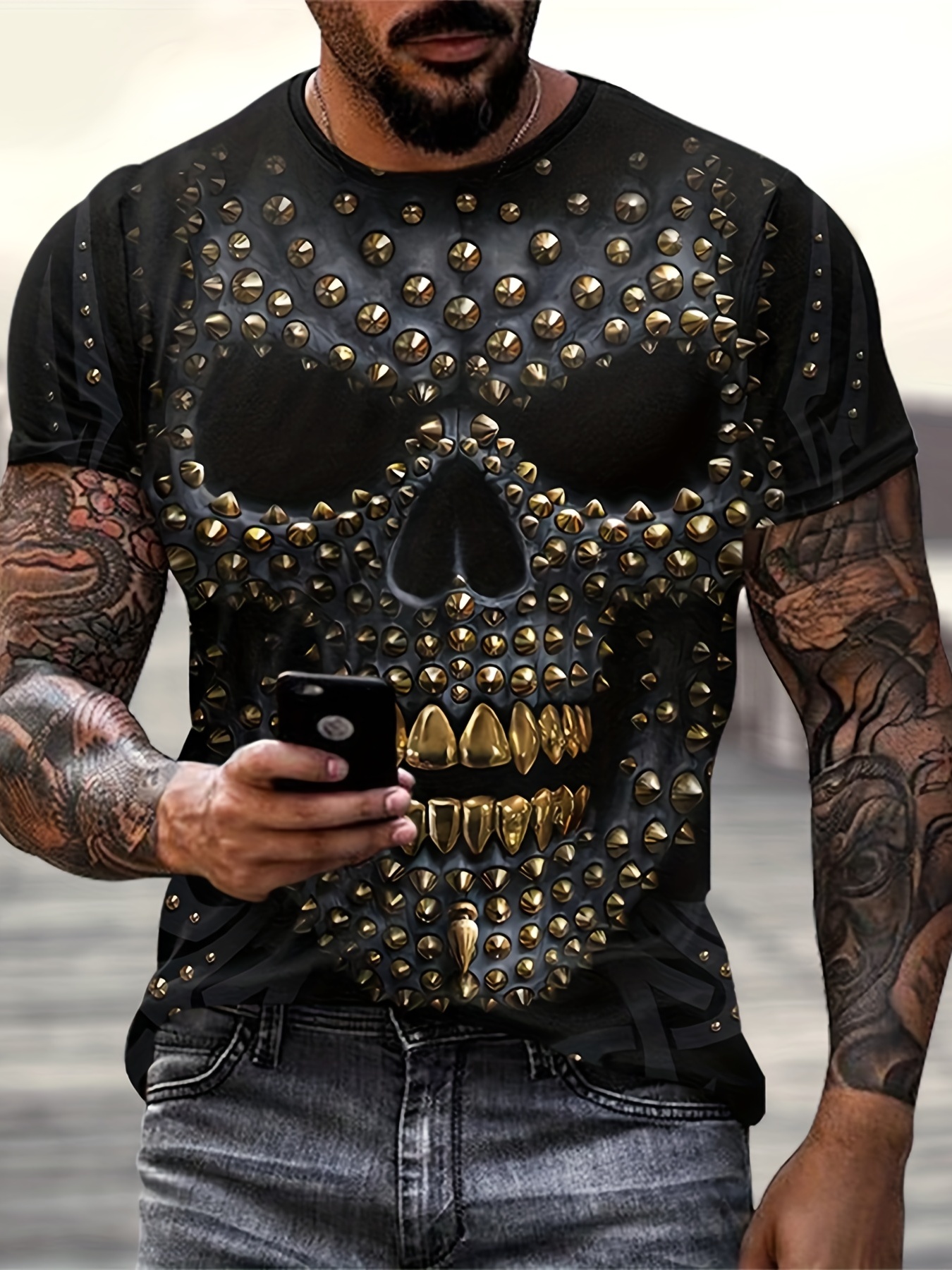 Marca ropa best sale hombre calavera