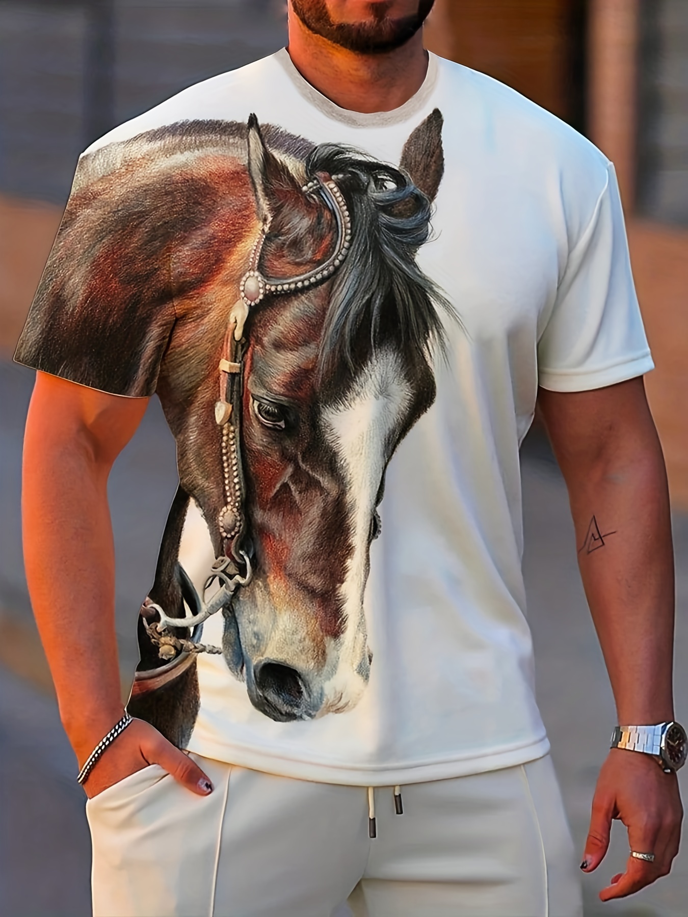 Playeras con best sale estampado de caballos