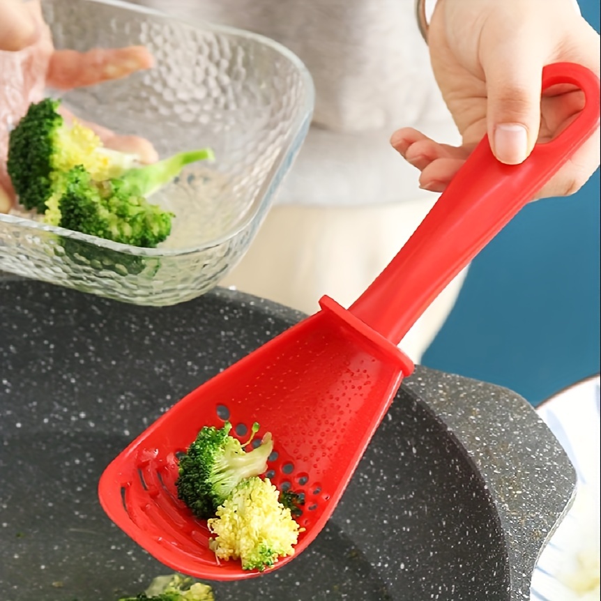 New Multifunctional Kitchen Cooking Spoon Heat-resistant Hanging Hole  Innovative Potato Garlic Press Colander Innovative kitchen - AliExpress