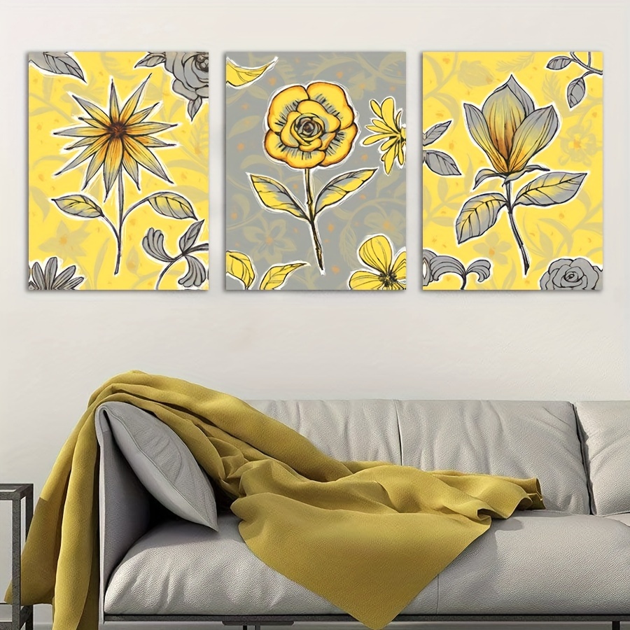 黄色い花の壁 - Temu Japan