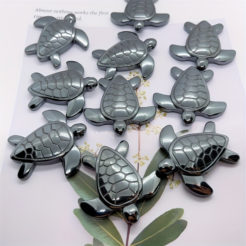 Natural Crystal Stone Crushed Stone Turtle Resin Crystal - Temu