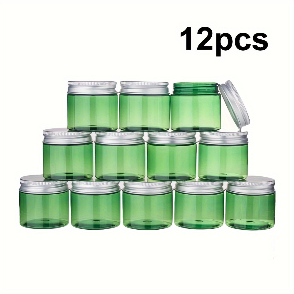 40Pcs Slime Storage Containers 4Oz Big Size Clear Plastic Foam Ball Storage  Jars Reusable Leakproof Plastic Pots Tubs With Lids