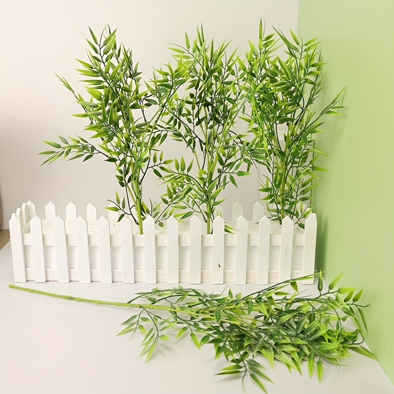 bambú artificial, planta decorativa para hogares, restaurantes