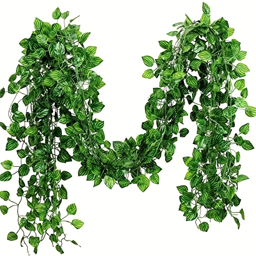 12 Pack 79 Feet Artificial Ivy Leaf Leaves Grass Plants Vine Fake Greenery  Garlands Hanging