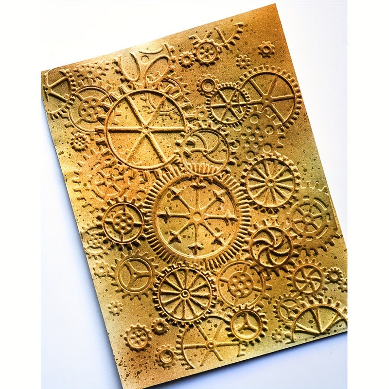 Create Unique 3d Designs With Plastic Embossing Folders For - Temu