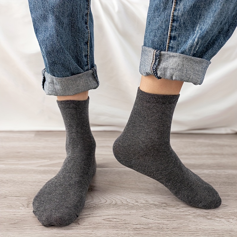 Star Printed Quarter Socks Black White Versatile Socks - Temu