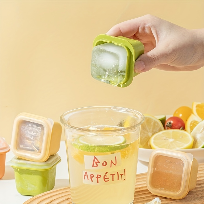 BPA Free 6pcs Portable Children Baby Food Container Refrigerator Freezing  Cubes with Tray Stackable Storage Box