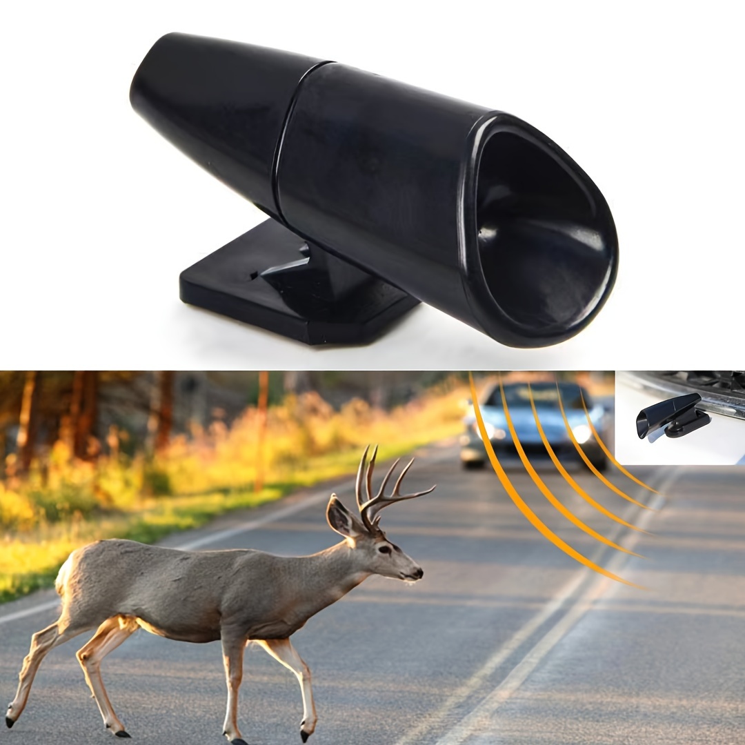 4PCS Auto Deer Pfeife Vermeidet Deer Kollisionen Wildlife Warnung