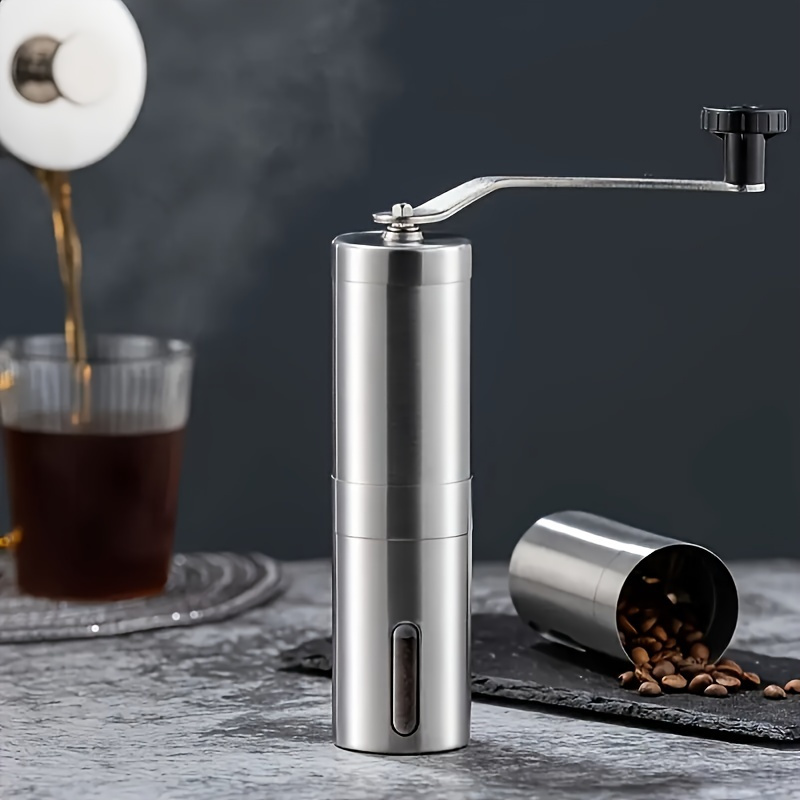 1pc, Manual Coffee Grinder Capacity Conical BurrInternal Adjustable Setting  Ceramic Cup & Grinding Core French Press Coffee For Gift
