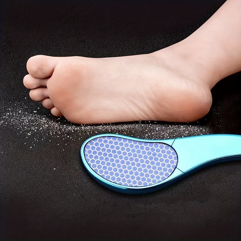 Foot File Callus Remover - Glass Foot Scrubber Heel Scraper For Dead Skin  Removal, Foot Buffer Shower Pedicure Tool For Men, Women, Soft Feet Care  (bl