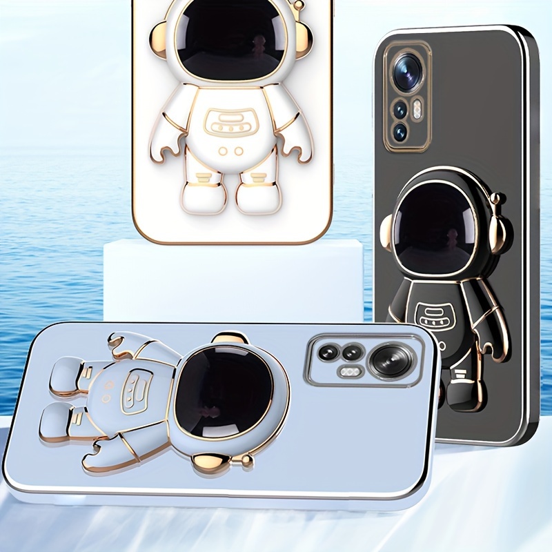 Funda de silicona para Samsung A52 con soporte de astronauta espacial, a  prueba de golpes, funda para teléfono Samsung Galaxy A52s 5G con bonita  funda