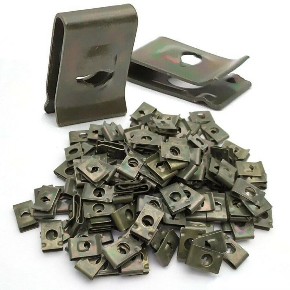 200 x 6mm Loch universelle Schnalle Kunststoff Nieten Fastener