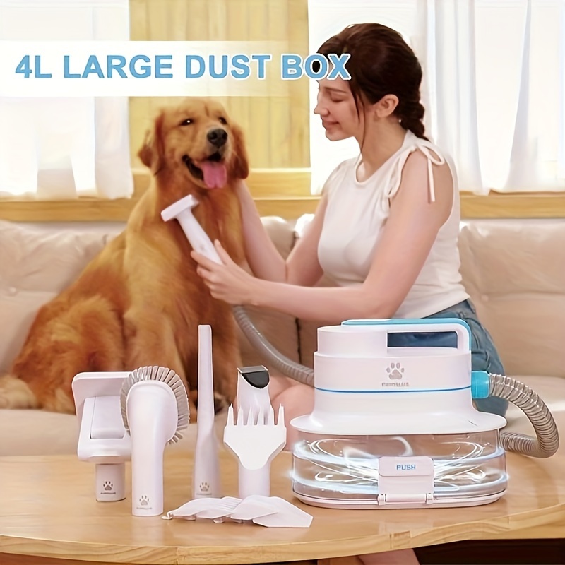 Pet Hair Grooming Vacuum - Temu