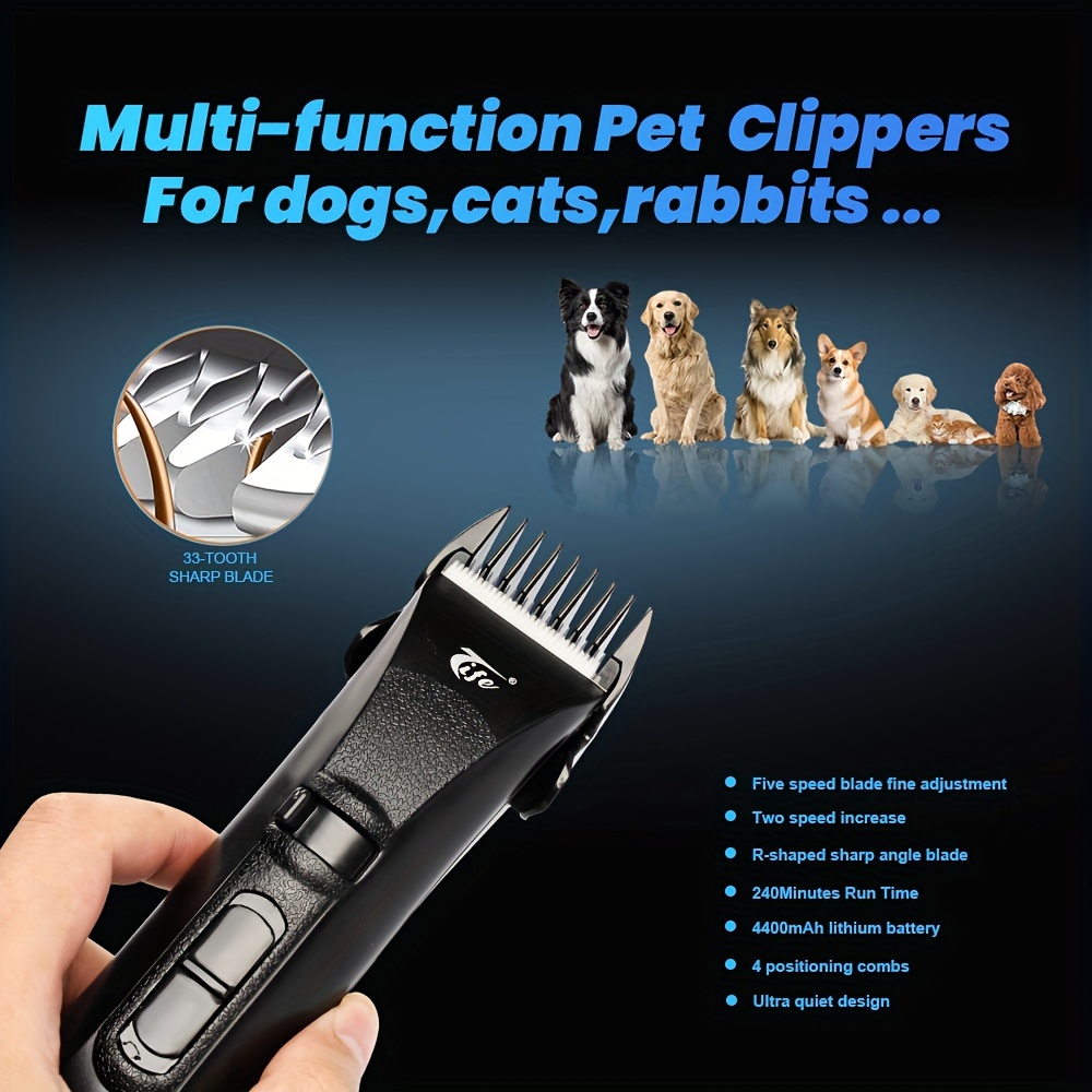 Dog Clippers For Grooming Professional Temu Canada