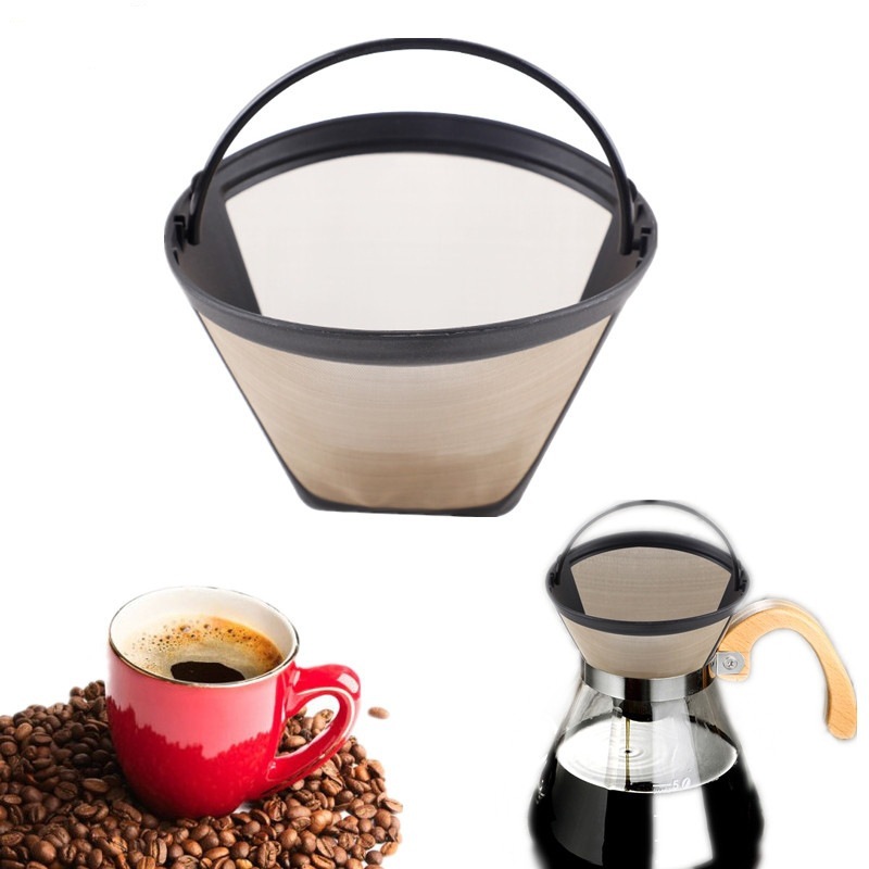 2 Pack Reusable Cone Coffee Filter & 4 Pack Reusable Coffee Pods for Ninja  Dual Brew Coffee Maker, Coffee Filter - AliExpress