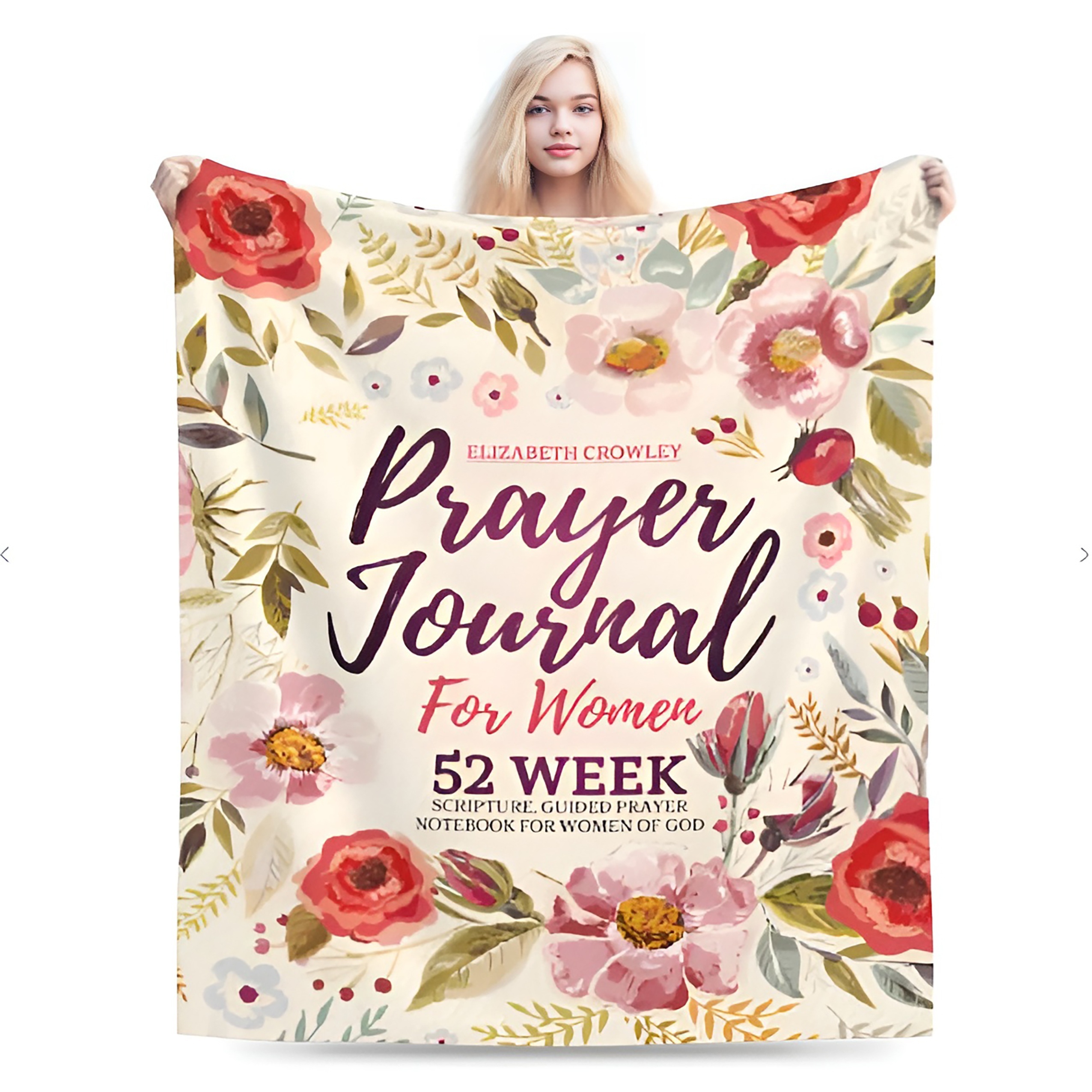 Prayer Journal For Women: 52 Week Scripture, Guided Prayer Notebook For  Women Of God