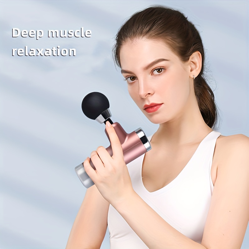 Fascia Gun, Muscle Relax Electric Massager, Multi-function Fitness Back-thumping  Mini-neck Membrane Massage Gun - Temu