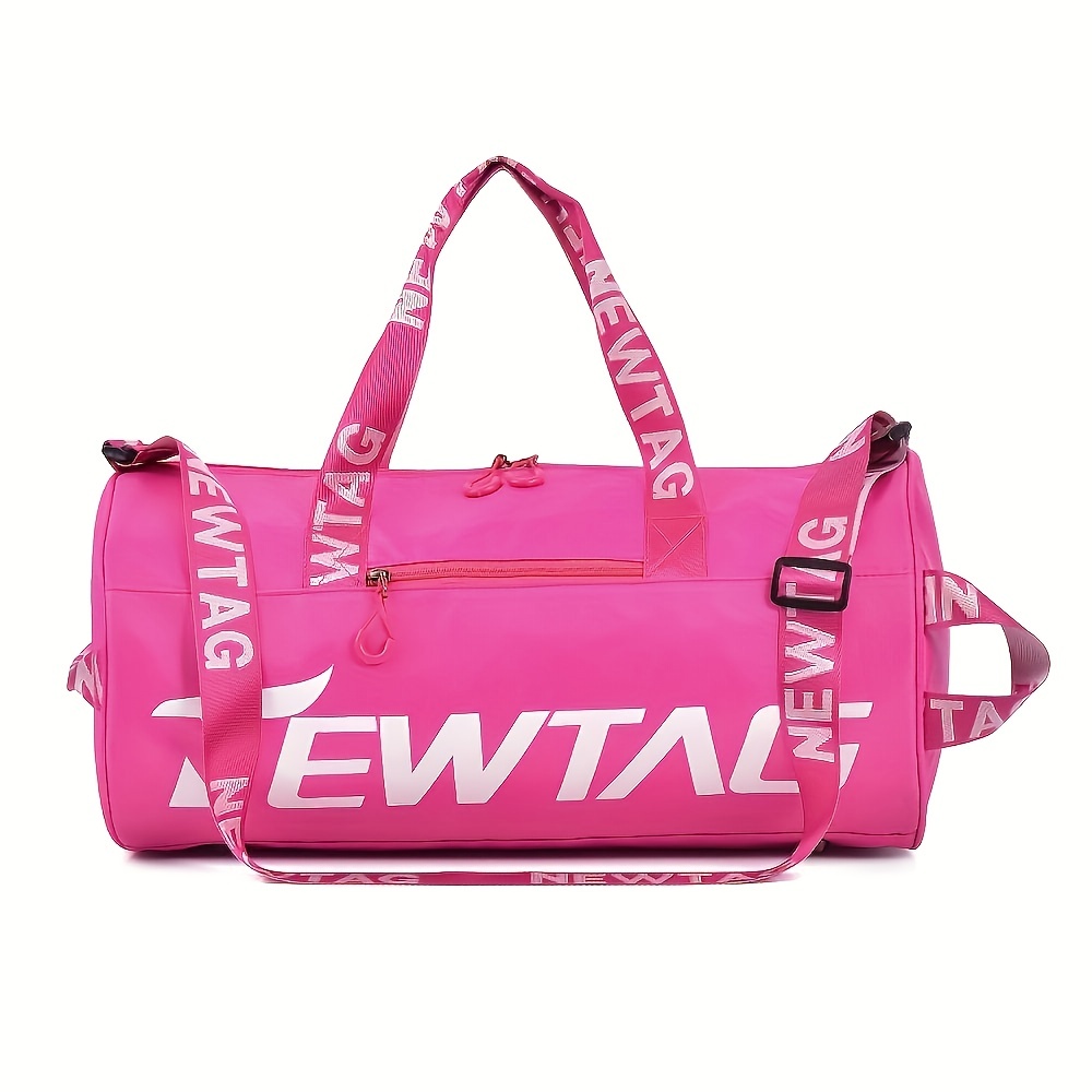 Sport Gym Bag With Yoga Mat Holder, Expandable 10.57gal Travel Duffle Bag,  Lightweight Overnight Weekender Bag