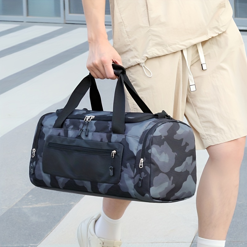 Comprar Bolsas de gimnasio para hombre, bolso cruzado para entrenamiento y  ejercicio, bolsa de viaje para deportes al aire libre, bolsa de natación,  Mochila deportiva de un hombro