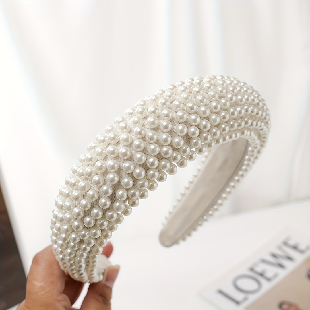 Pearl - Sparkle and Pearl Simple Headband – Acute Designs