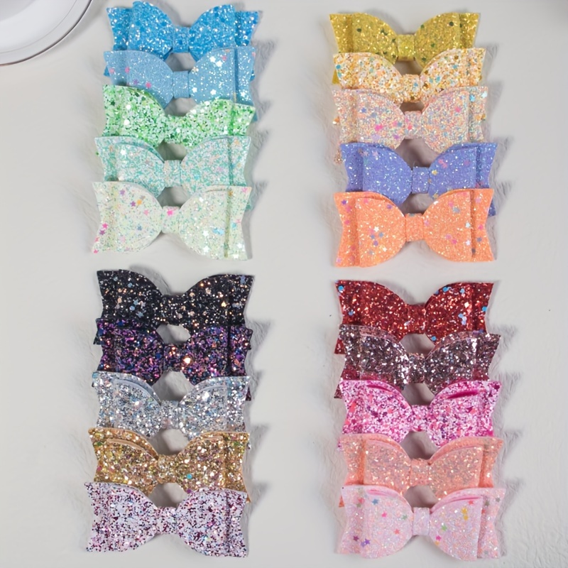 Glitter Bows - Temu