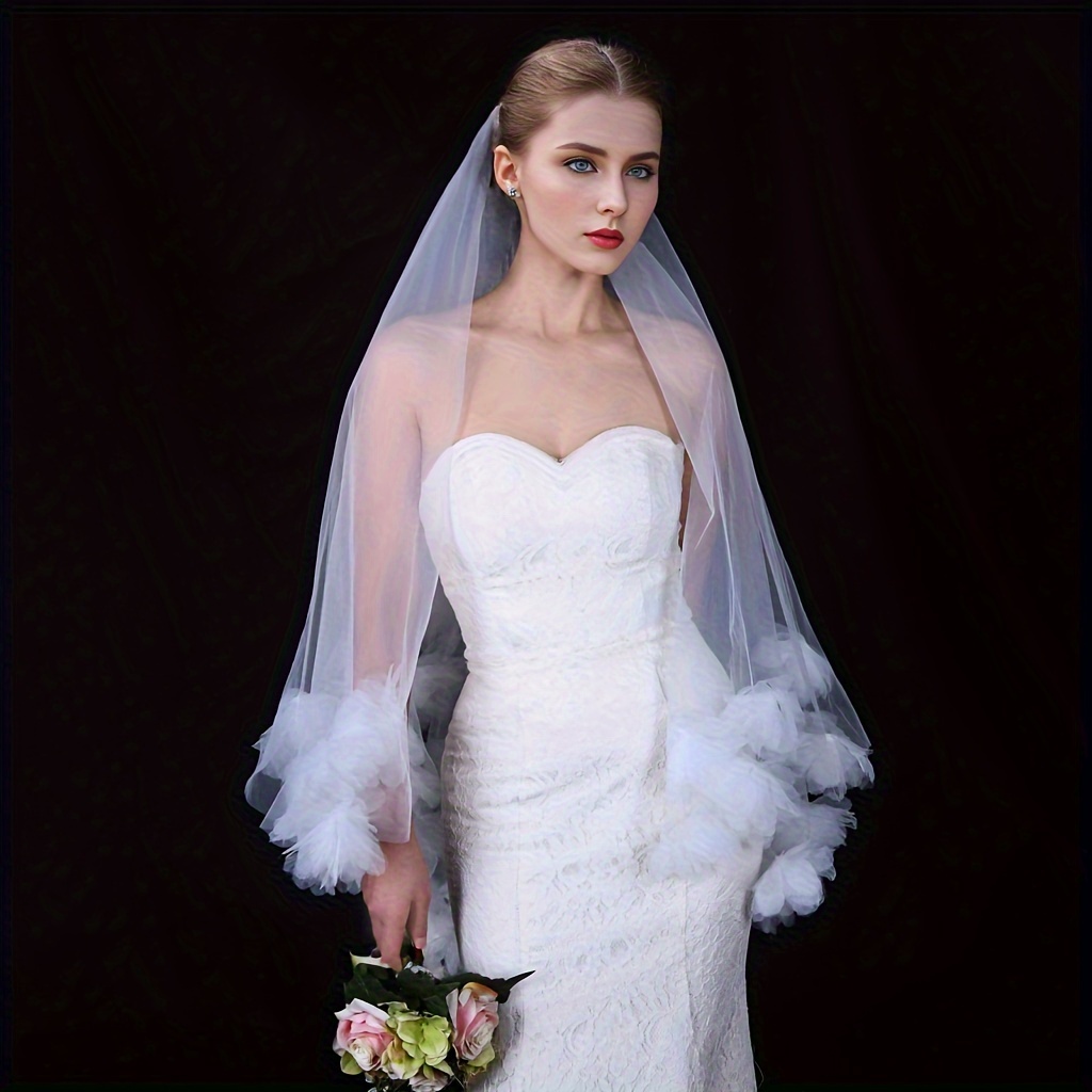 Wedding Bridal Veil Pearl Veil Hair Comb Wedding Bachelor Party Head  Jewelry Bridal Veil