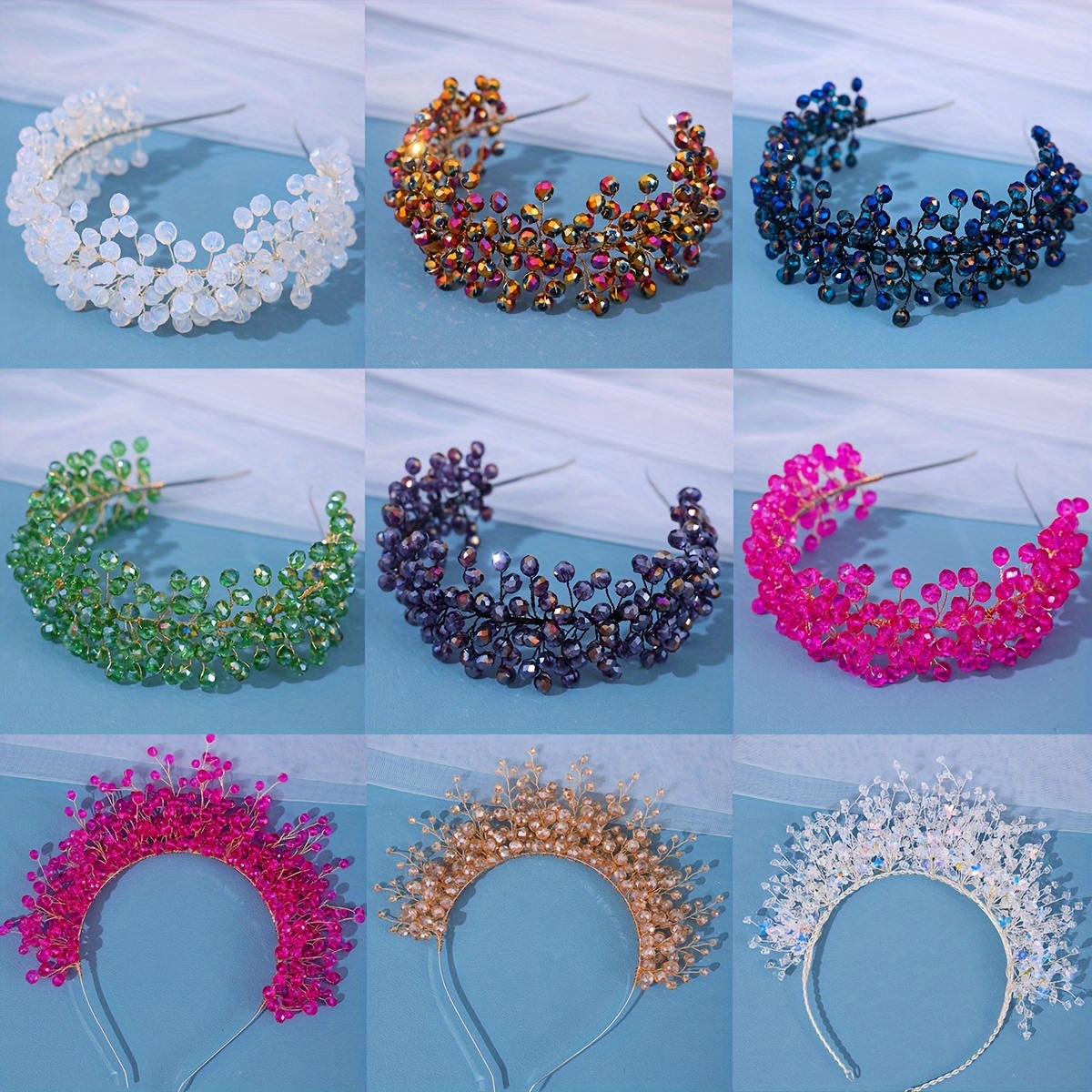 Crystal Headband Esclusiva Corona Principessa Gioielli - Temu Italy