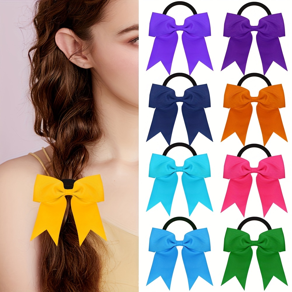 10 cintas elásticas para el pelo de terciopelo para el cabello, coleteros  largos para coleta, accesorios de cuerda para mujeres y niñas