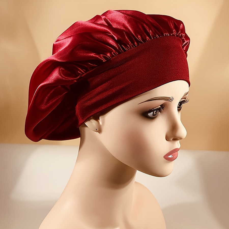 Long Satin Bonnet Hair Bonnet For Sleeping, Long Braids Bonnets, Reusable  Adjusting Hair Care Wrap Sleep For Women - Temu Austria