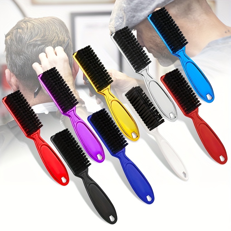 2PCS Barber Brush Set Hairdresser Blade Clean Brush Neck Duster Brushes  Clipper Cleaning Brush Styling Brush Tool