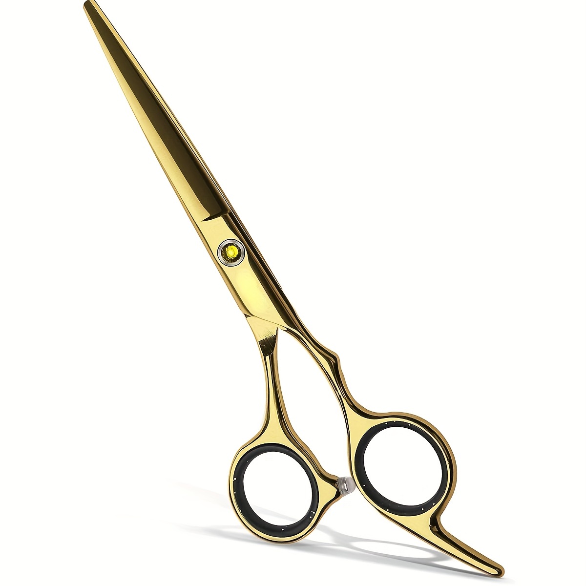 Professional Barber Hair Scissors 6 Inch Sharp Hair Shear Gold Titanium  Coating Lightweight Haircut Shear for Men and Women