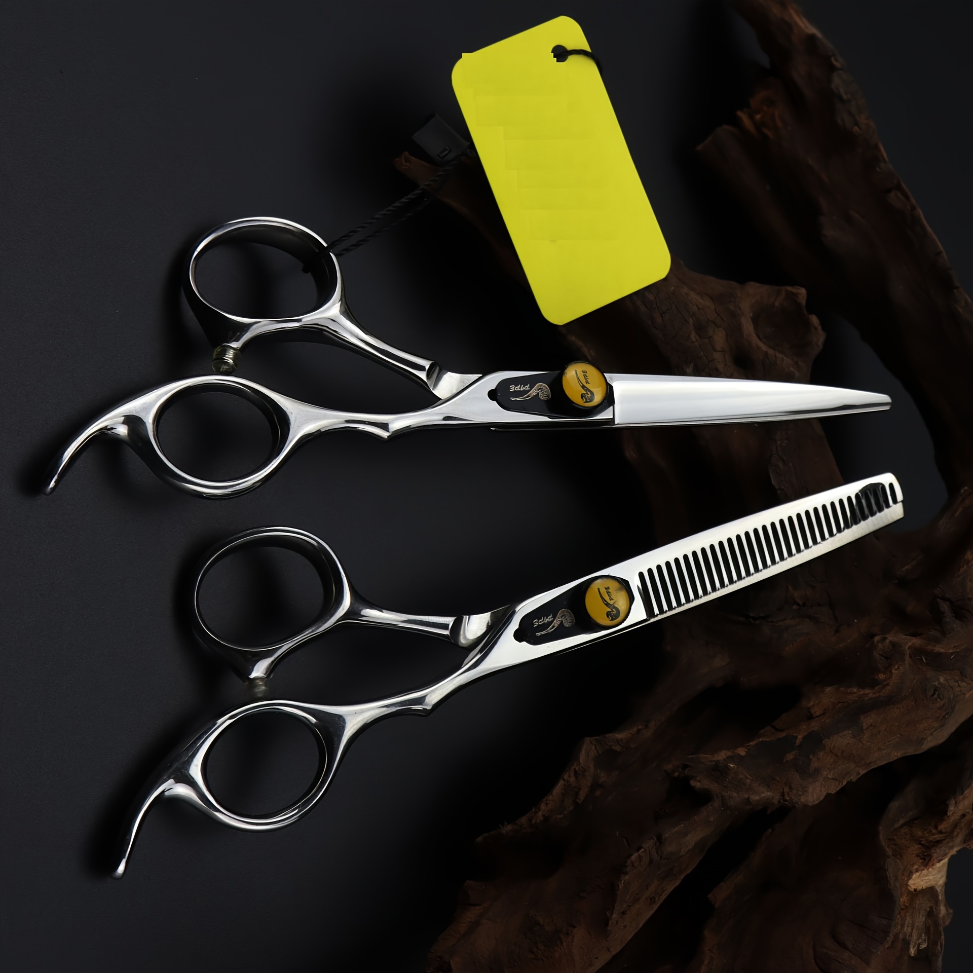 Alligator Handle Silvery Hairdressing Scissors Hair Cutting - Temu