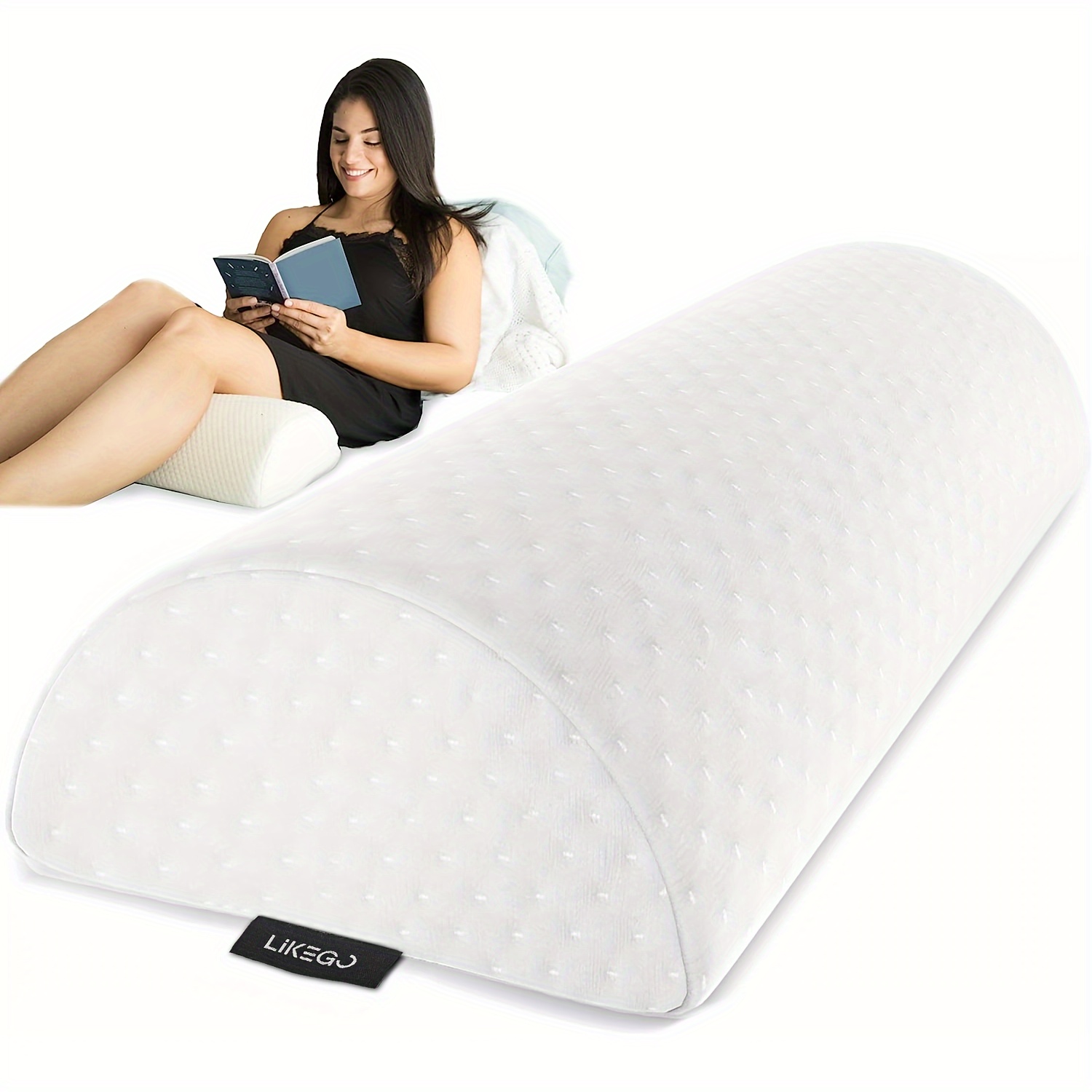 Memory Foam Lumbar Pillow For Low Back Pain Relief Ergonomic - Temu