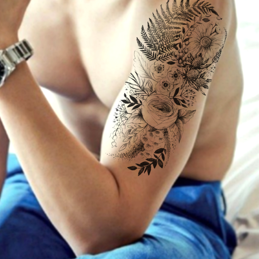 Cool Big Manga Tattoo para hombres - China Mangas Tatuajes y los hombres la  camisa de manga del brazo tatuaje precio
