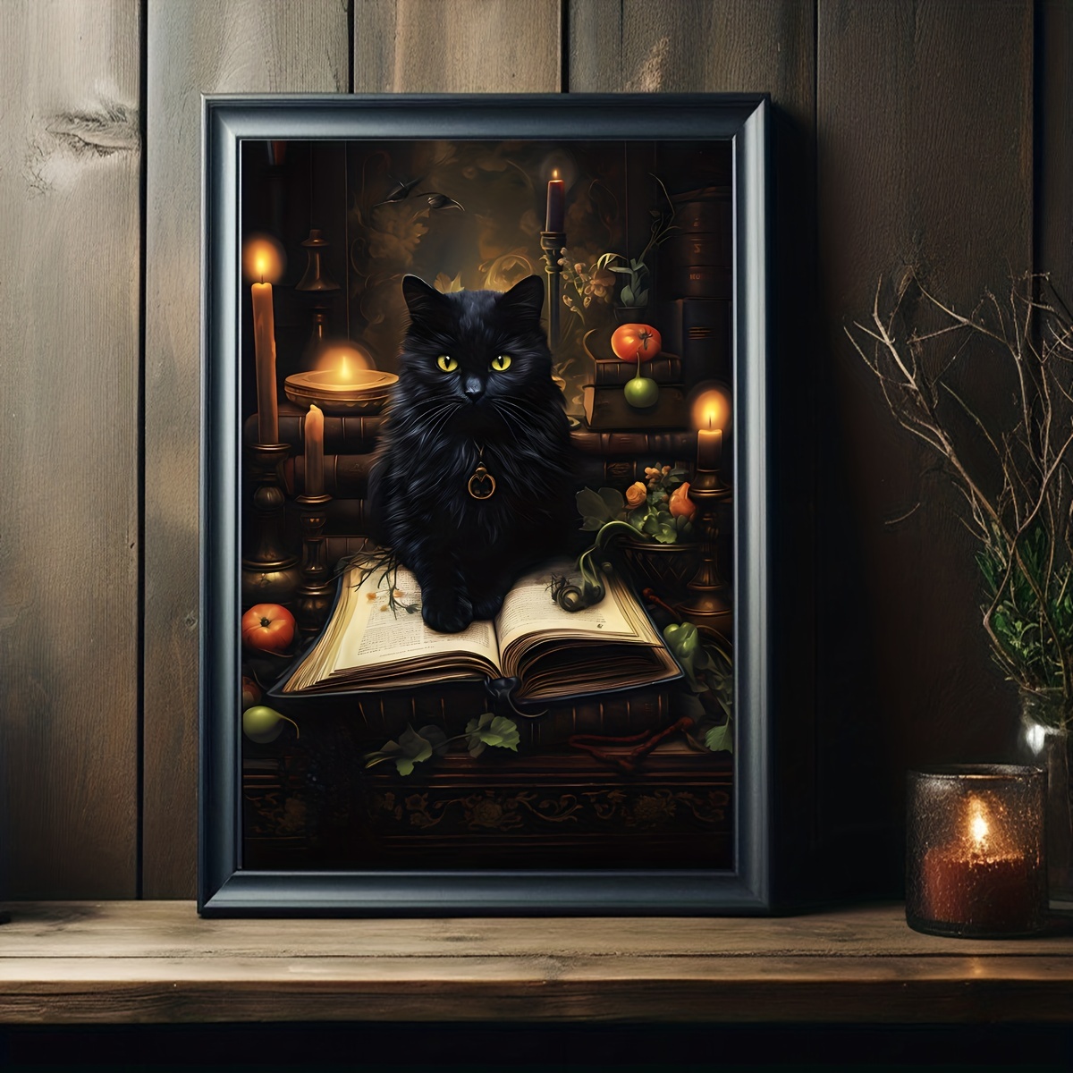 Retro Poster Canvas Painting Print Funny Animal Poster Black Cat Watching  Newspaper Poster Nice Butt Wall Art Home Decor Room Decor Canvas Poster No  Frame, Halloween Decoration - Temu United Arab Emirates